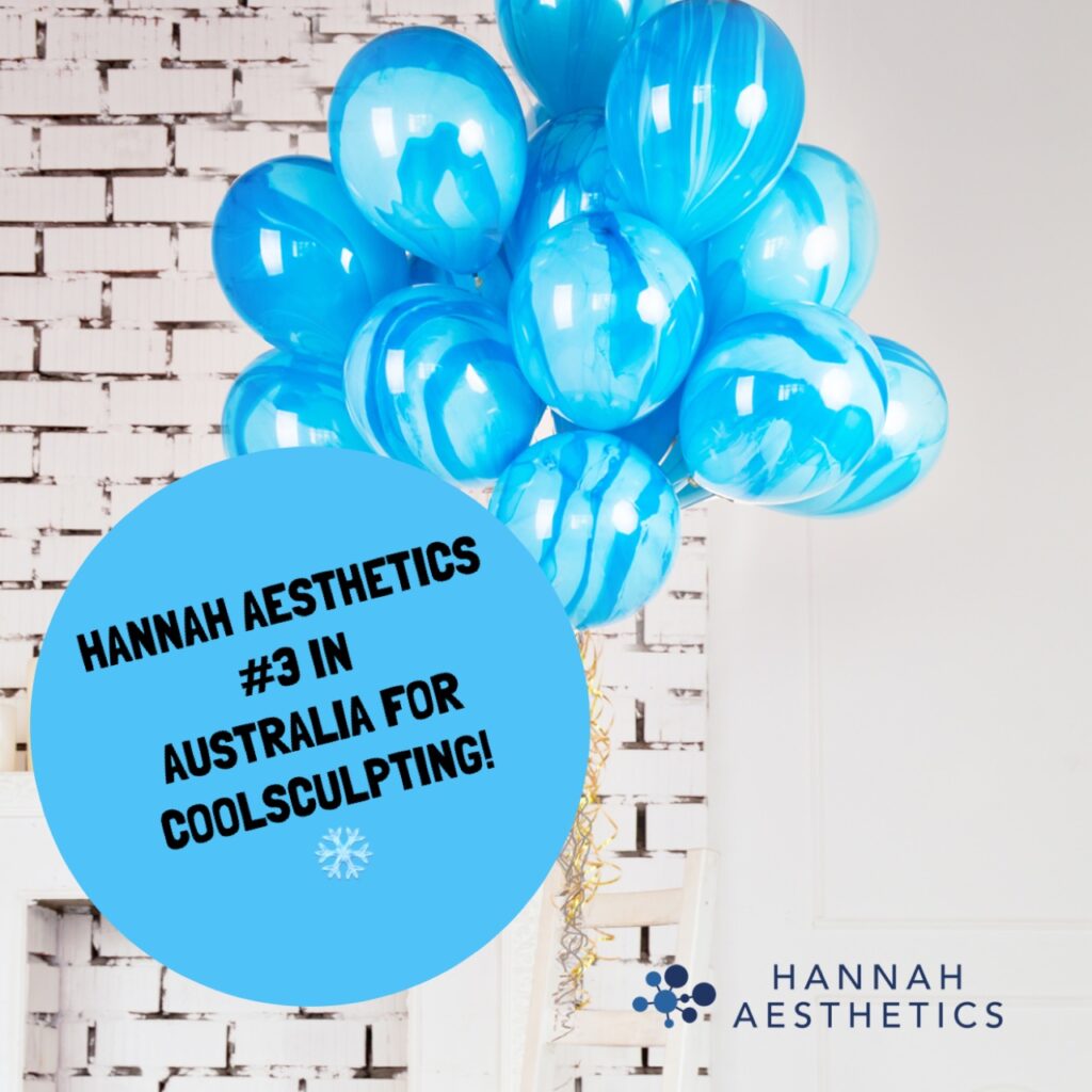 Hannah Aesthetics #3 in Australia for CoolSculpting