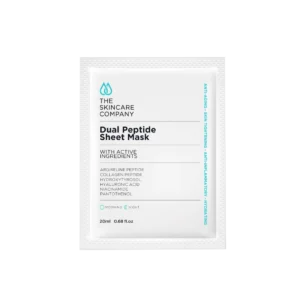 dual peptide mask single sheet